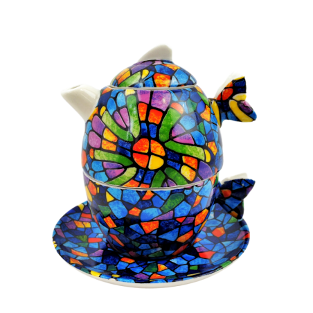 Set de té Gaudi Vitral