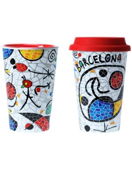 Thermos en céramique Miró Inspiration