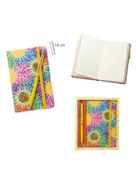Libreta con bolígrafo Gaudí Multicolor
