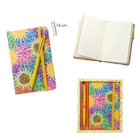 Notebook With Pen Gaudí Multicolor