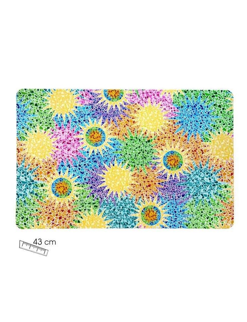 Juego de 6 salvamanteles Gaudí Multicolor