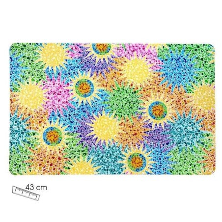 Juego de 6 salvamanteles Gaudí Multicolor