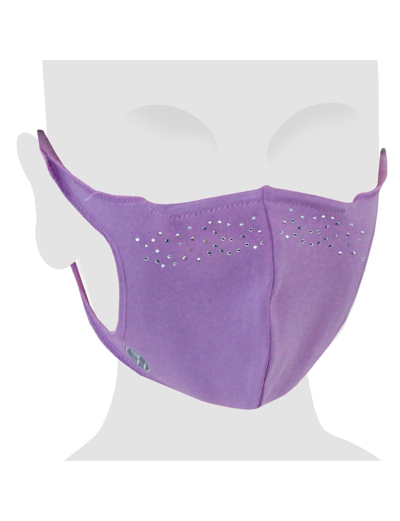 Masque en coton avec Swarovski pour enfants L.O.L. Surprise!  Couleur fuchsia