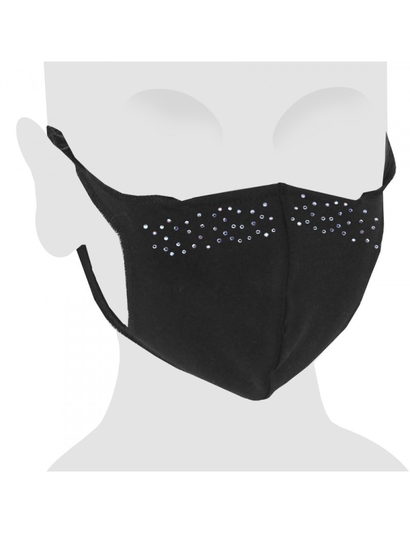 Elegance Swarovski Cotton Face Mask