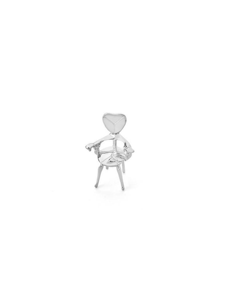 Miniatura Silla Calvet en plata