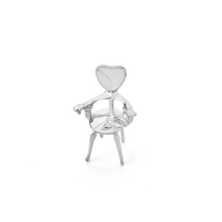 Miniatura Silla Calvet en plata