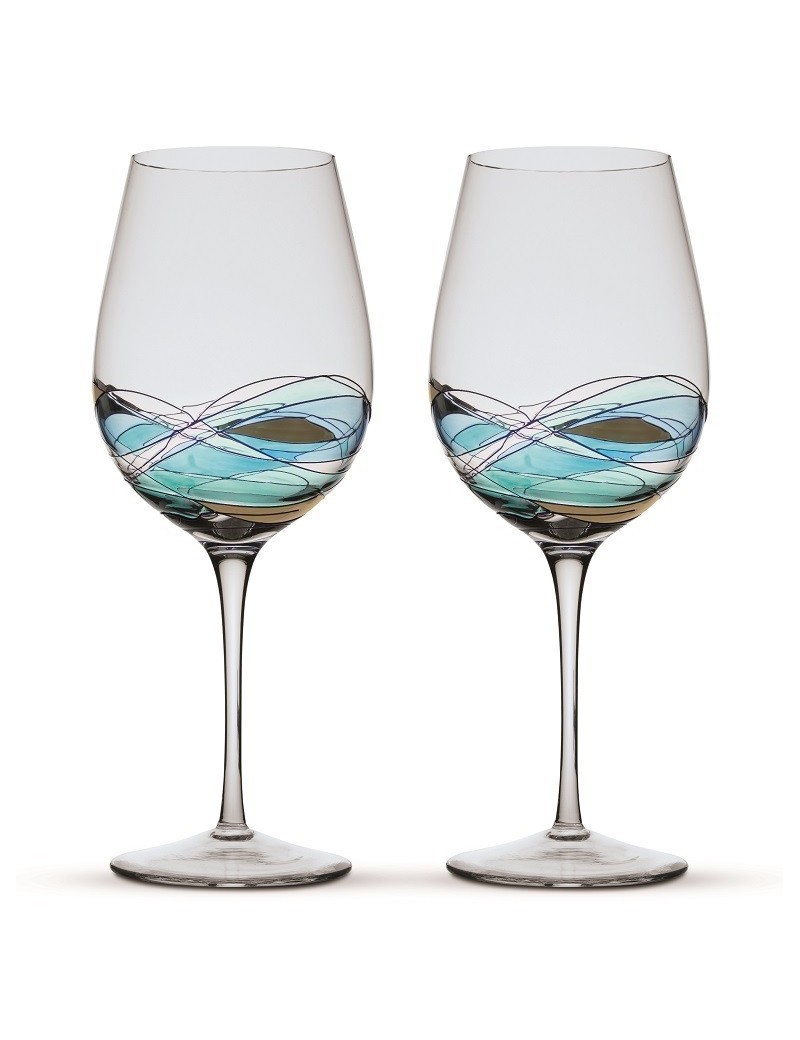 Two Wine Glasses Gaudi Terra