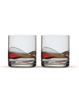 Two Whisky Glasses Gaudi Terra