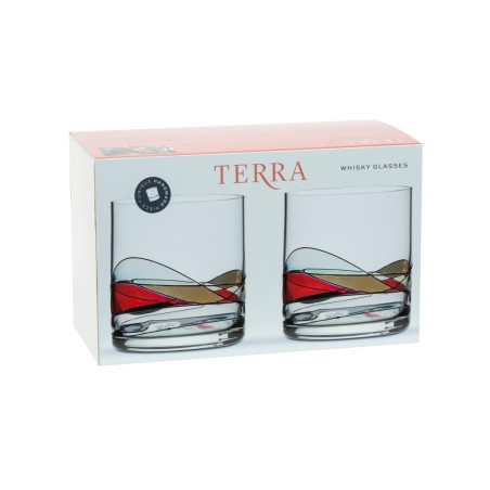 Two Whisky Glasses Gaudi Terra