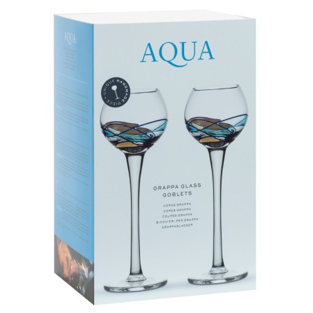Deux Coupes Grappa Gaudí Aqua