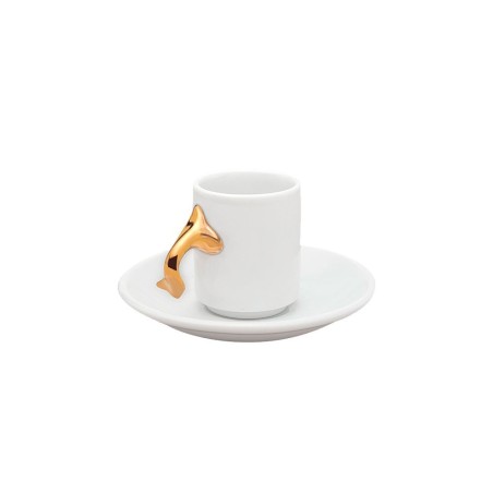 Taza espresso pomo dorado Gaudi Batlló