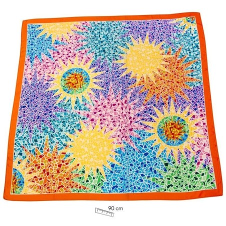 Foulard imprimé Gaudí Multicolor