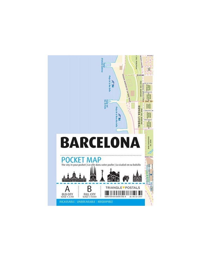 Barcelona Pocket Map - Unbreakable