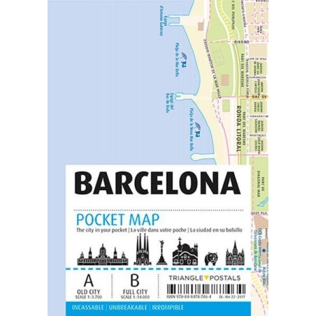 Mapa de bolsillo de Barcelona - Irrompible