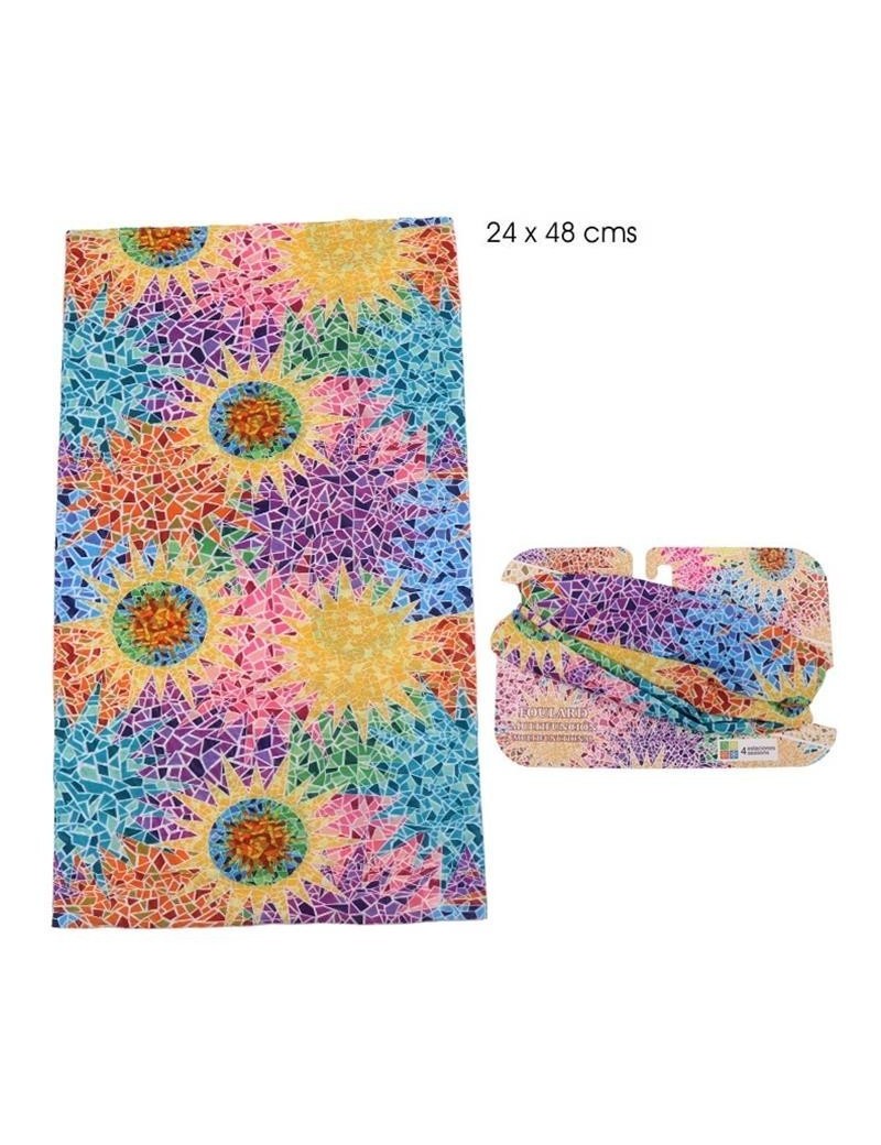 Foulard fermé Gaudí Multicolor