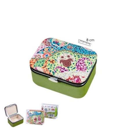 Leatherette jewelry box Gaudi Elements