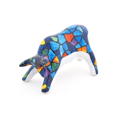 Ceramic Bull Trencadis Vitral