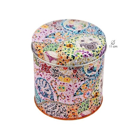 Taza Gaudi Elements en caja de lata