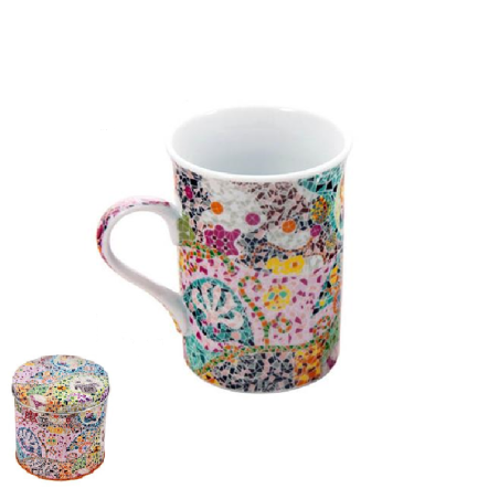 Taza Gaudi Elements en caja de lata