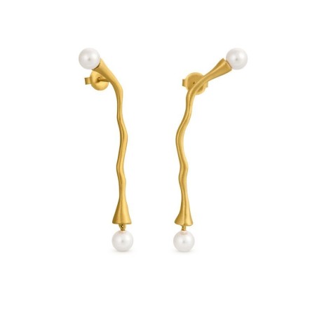 Arrecades daurat perla Barcelona