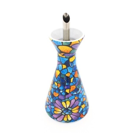 Aceitera ceramica gaudi vitral