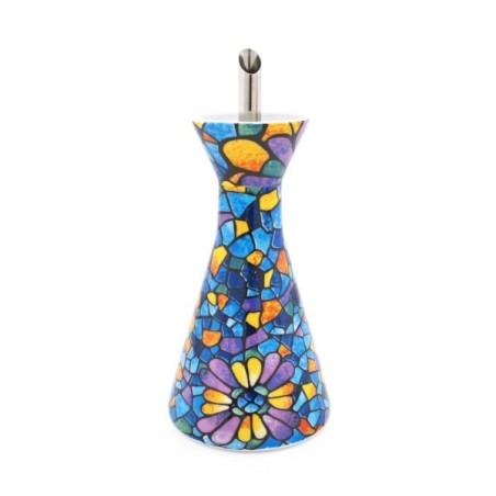 Aceitera ceramica gaudi vitral