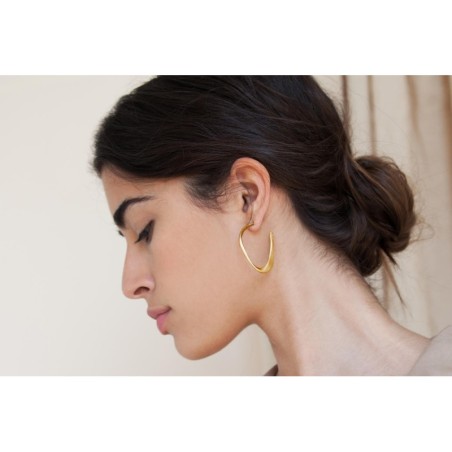 Golden Earrings Gaudi Pedrera Barcelona