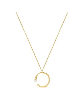 Colgante dorado perla Barcelona