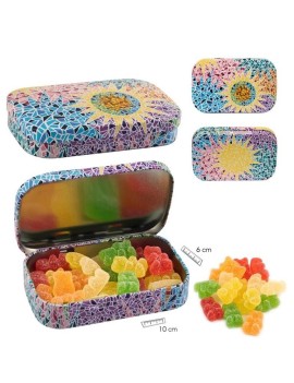 Caja de Lata Ositos de Goma Gaudí Multicolor