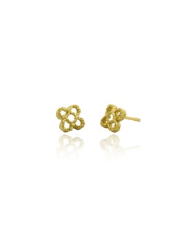 Pendientes Dorados Flor Panot Barcelona