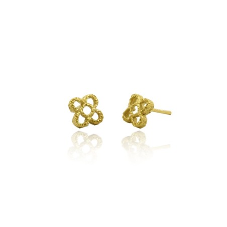 Pendientes Dorados Flor Panot Barcelona