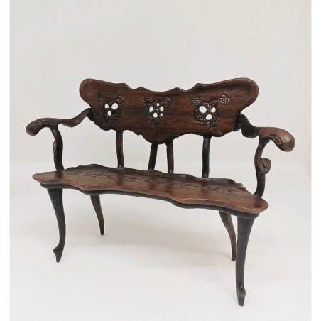Banc Calvet en miniatura de fusta