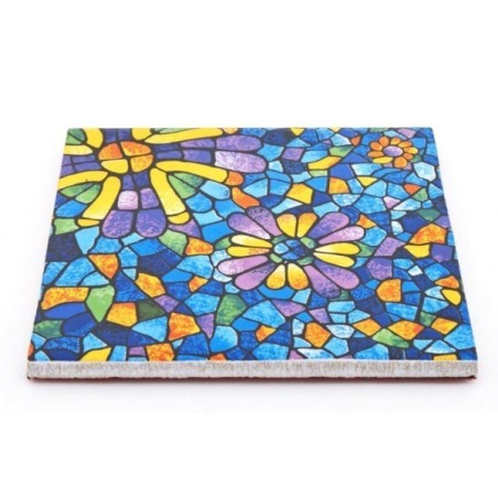 Posavasos cerámica Barcelona Gaudí Vitral