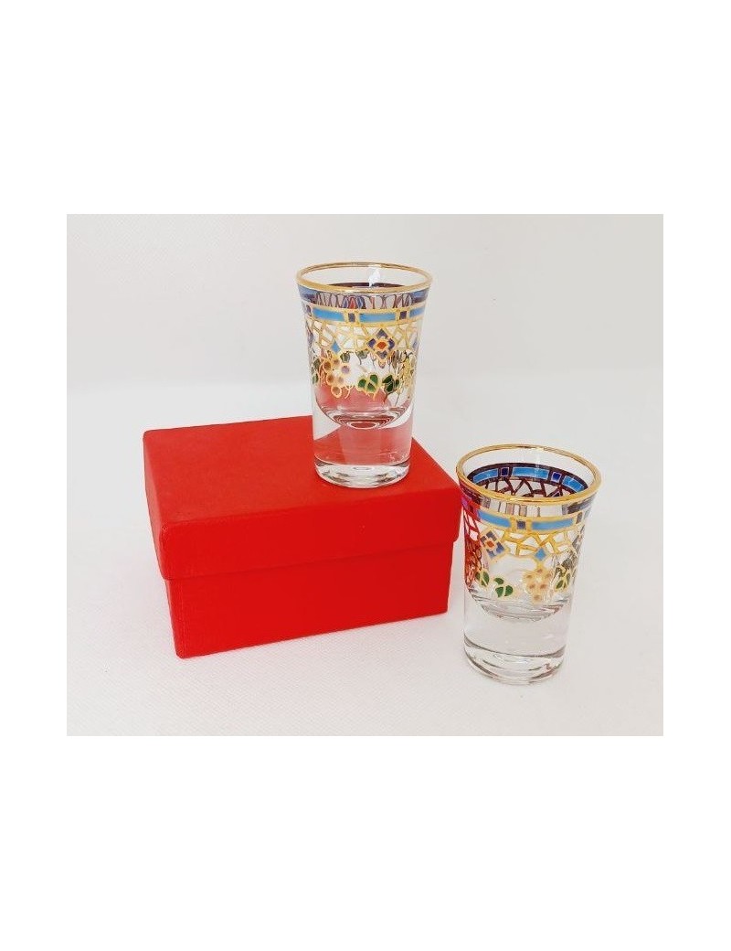 Gaudi Gold Shot Glasses