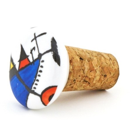 Bottle Stopper Miró inspiration