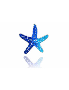 Colgante Estrella Gaudí Trencadís Azul G  