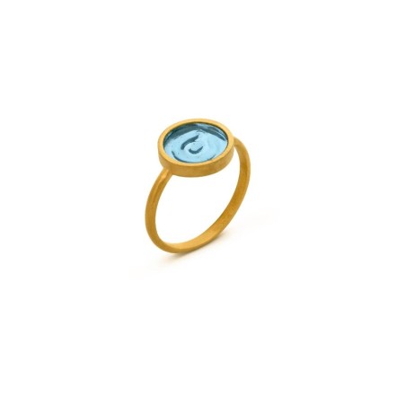 Bague dorée Batlló Barcelona