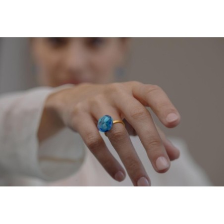 Barcelona Batllo Blue Ring
