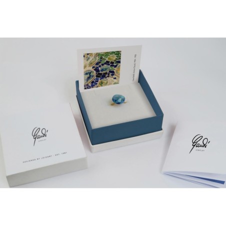 Bague bleu Batlló Barcelona