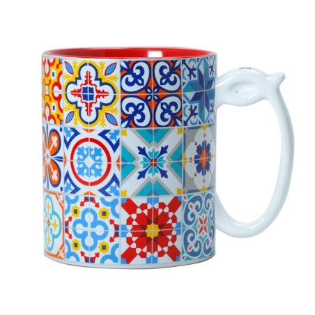 Taza cerámica mosaicos modernistas Barcelona