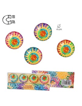 6 Mosaic Magnets Set