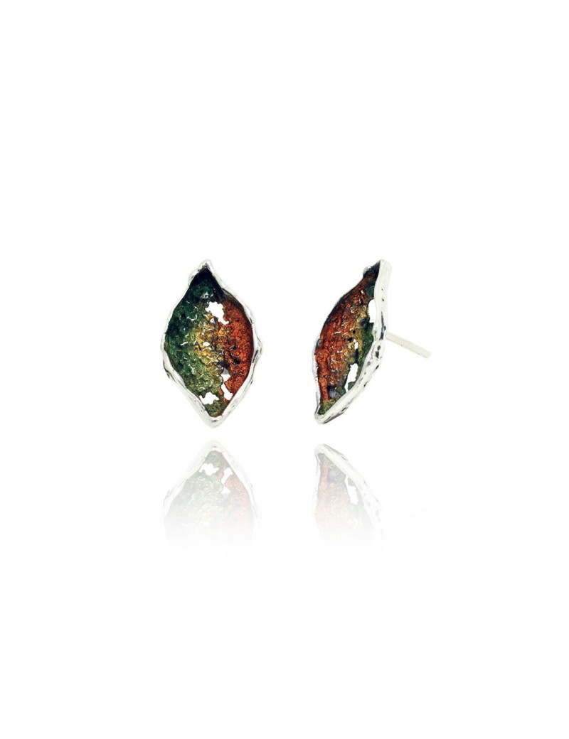 Boucles d'oreilles en feuille
