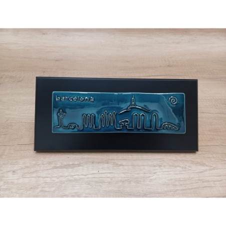 Bas-relief Skyline Barcelona