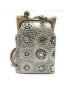 Bolso de piel Gaudí Plata
