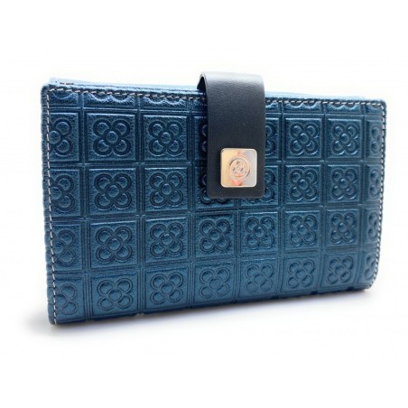 Leather Wallet Barcelona Panot Flor