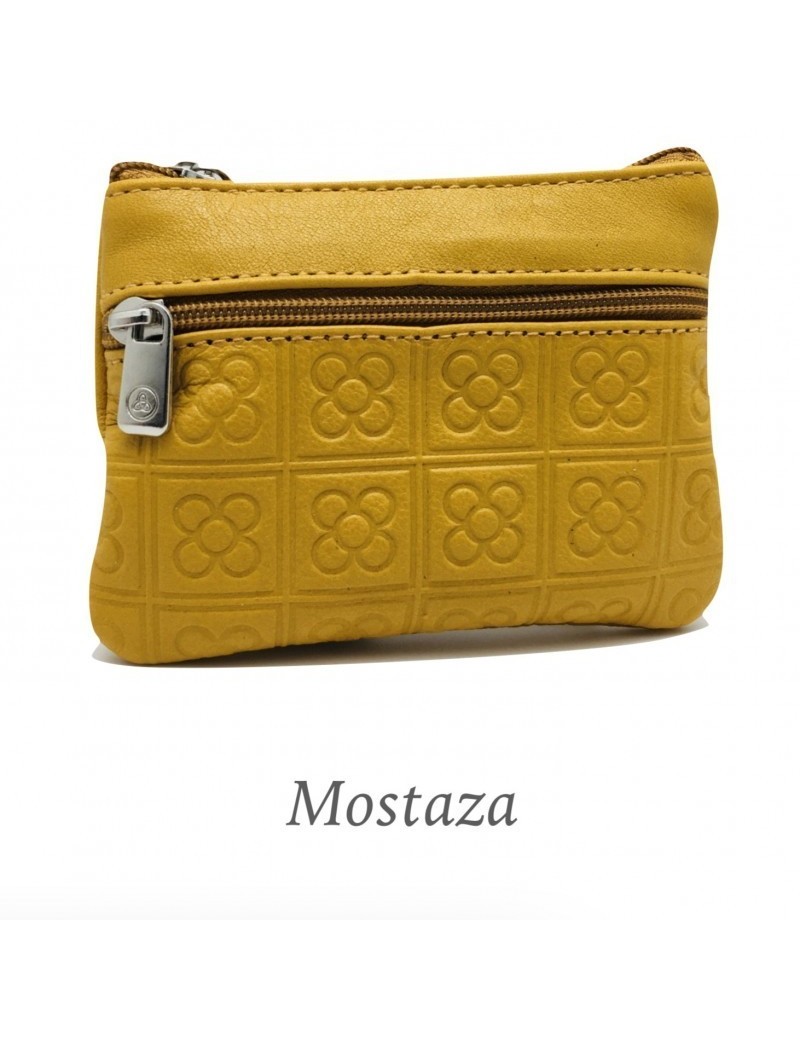 Monedero de piel Barcelona Panot