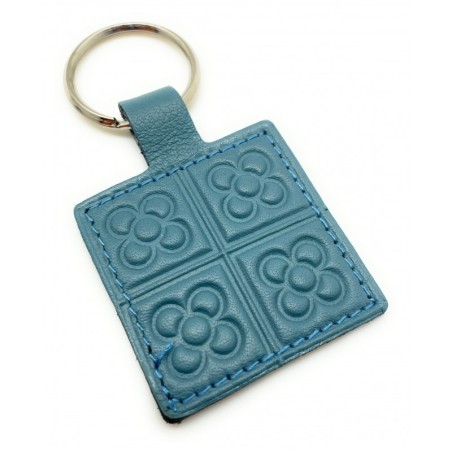 Leather Keyring Barcelona Panot