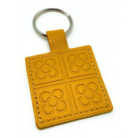 Leather Keyring Barcelona Panot