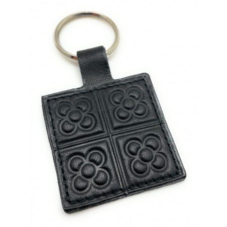Leather Keyring Barcelona Panot