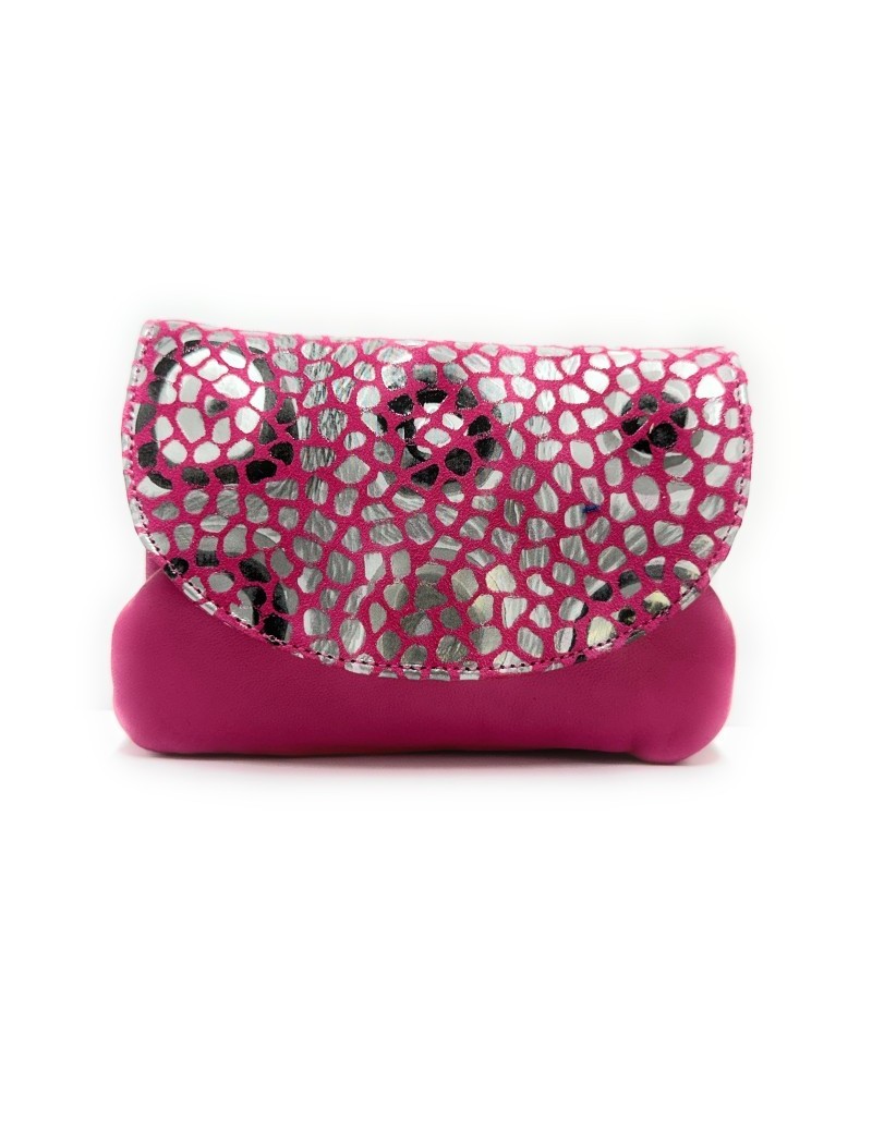 Leather Purse Gaudi Silver-Big